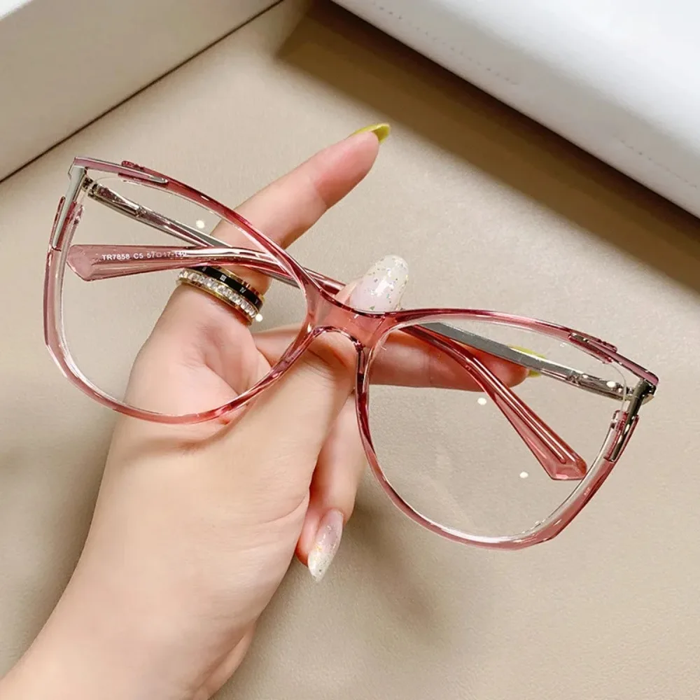 Anti Blue Light Eyewear Fashion Luxury Transparent Computer Glasses Frame Women Men  Brand Designer Optical Spectacle Glasses
