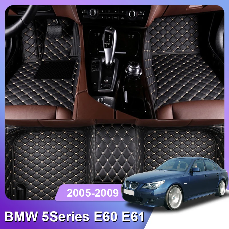 

Custom Fit Car Floor Mat for BMW 5 Series E60 E61 2005 Accessories Interior ECO Thick Carpet Customize for Left and Right Drive