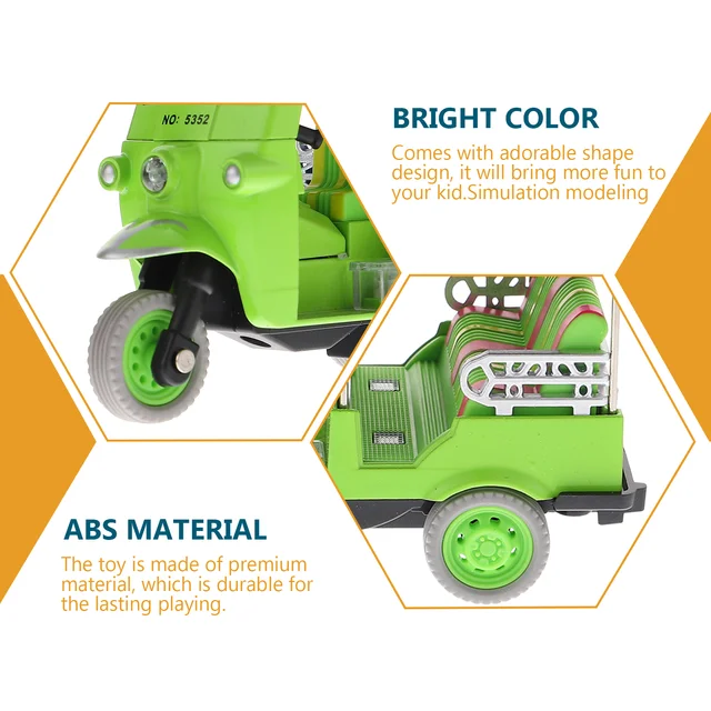  Car Cars S Back Tricycle Pull Friction Kids Mini Vehicle Metal Go Model Push Pullback And Vehicles Diecast Powered 6
