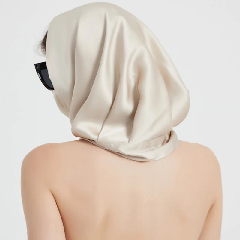 Birdtree Real Silk New Style High Quality Hat Scarf Cap Double Layer Windproof Sun Hat Women Girl 2024 Spring Summer A41239QC 6