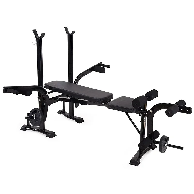 

Squat Rack Barbell Bench Pres Fitness Equipment Weight Bench Press sHome Multifunctional Dumbbell Training