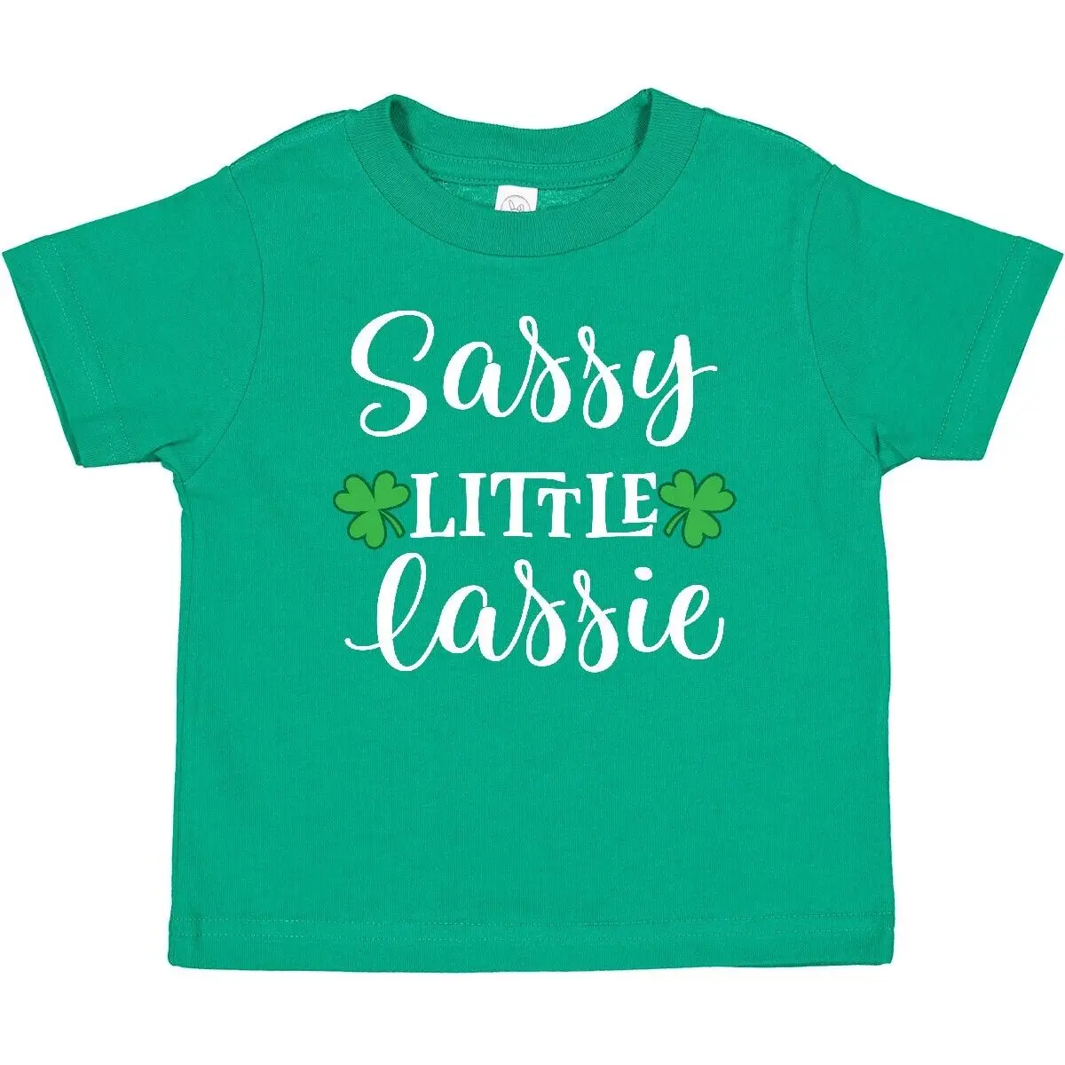 Inktsic St Patricks Irish Lassie Baby T-Shirt Babys 1St Shamrock Clover Green