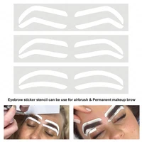 2024 Disposable Eyebrow Design Stencil Eyebrow Tint Airbrush Auxiliary Sticker for Brows Shaping with Single EyebrowsType Option 2
