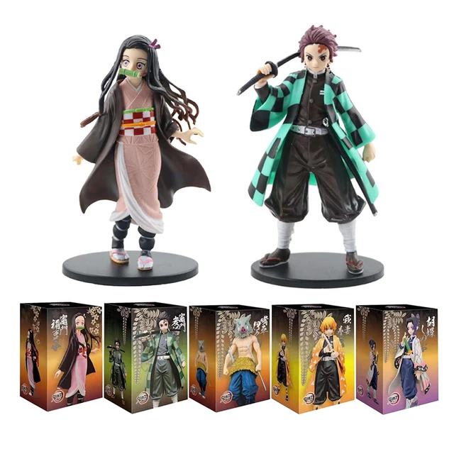 14cm Demon Slayer Anime Figure Kamado Rengoku Kyoujurou Action Figure  Kimetsu no Yaiba Kamado Tanjirou Nezuko Figurine Doll Toys - AliExpress