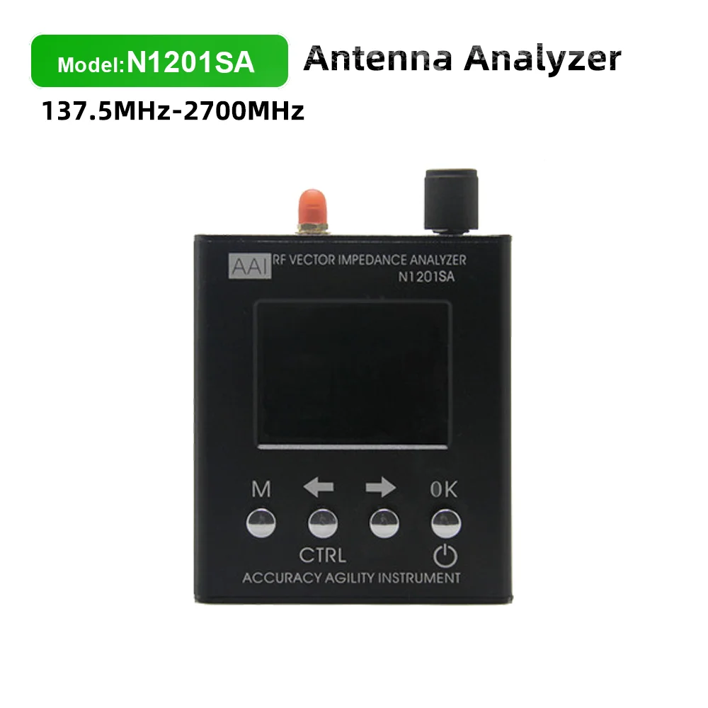 Analizzatore Antenna Aai N1201Sa N1201Sa + 34.375Mhz-2.7Ghz Uv Rf Vector Impedenza Ant Swr Spectrum Meter Tester Impedenza/Strumenti Swr