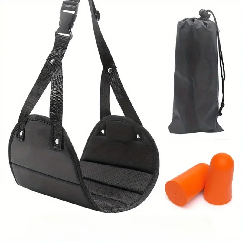 Compact Travel Foot Hammock for Enhanced Comfort