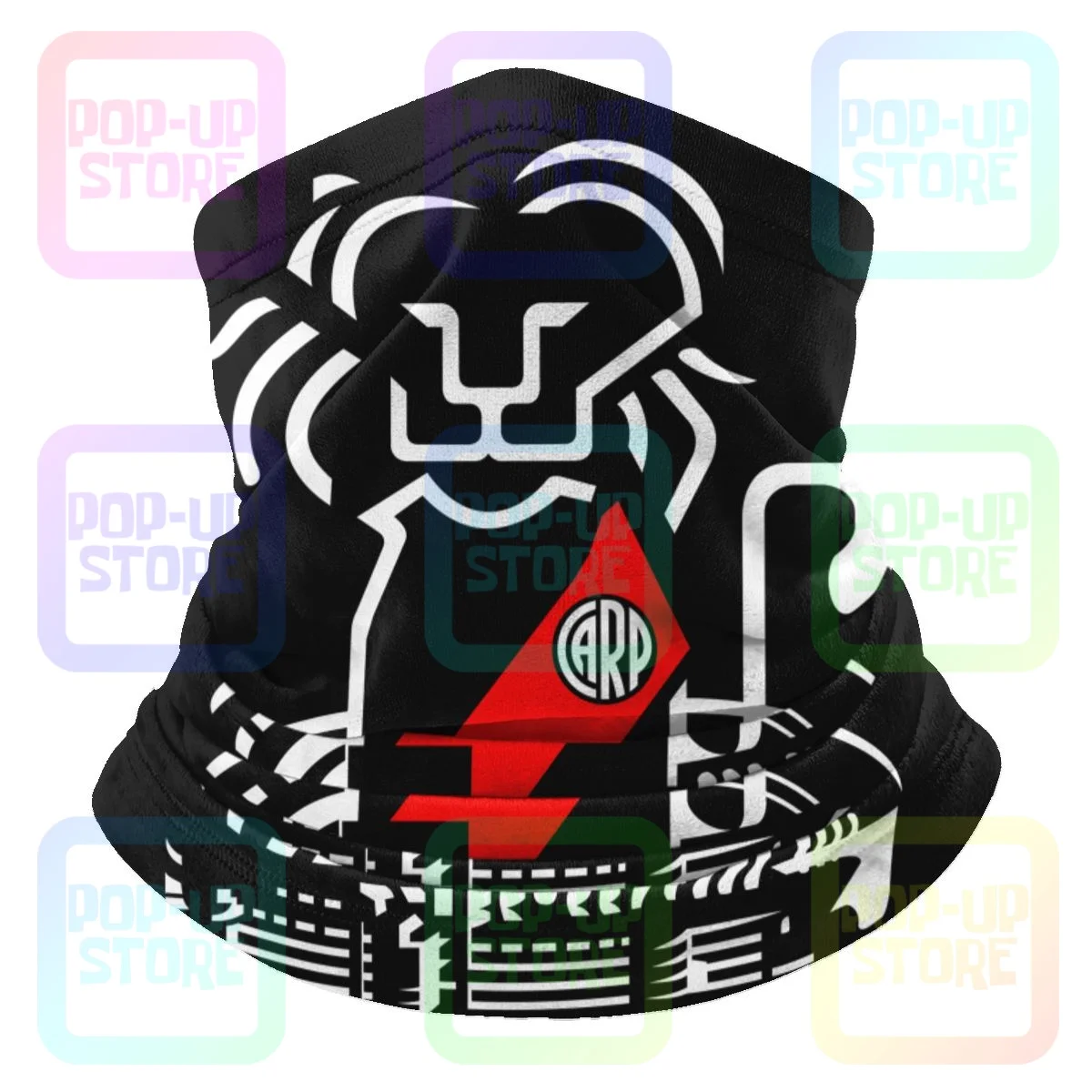 Club Atletico River Plate Gainsboro Microfiber Neck Gaiter Bandana Scarf Unisex Camping Multifunctional