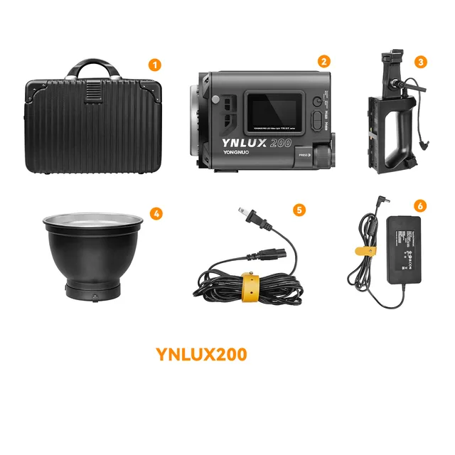YONGNUO LUX200 YNLUX200 200W 2700K-6500K Bowens Mount