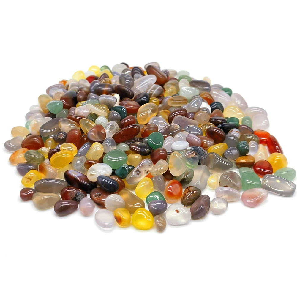 Colorful Natural Crystal Gravel for Reiki Healing and Home Decor