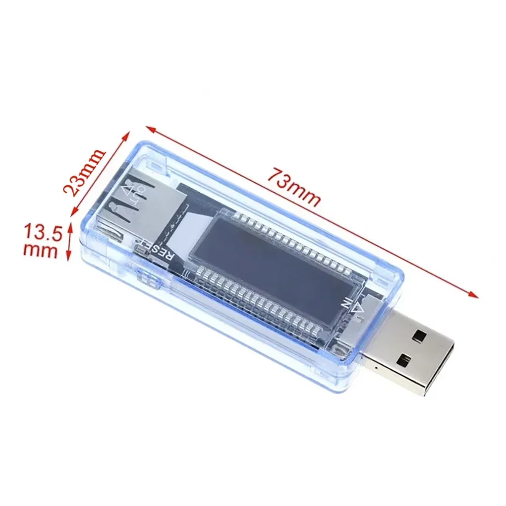 1PCS USB 충전기 테스터 전압계 전류계 전류 전압 테스터 KWS-V20/V21 LCD 디지털 디스플레이 전원 배터리 용량 감지기