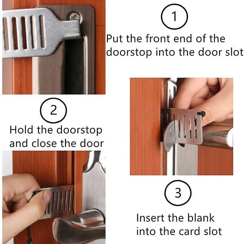 Portable Door Lock Punch-free Security Door Locker Safety Latches Metal Lock Home Room Hotel Travel Anti Theft Stopper Tool door latch baby safety lock