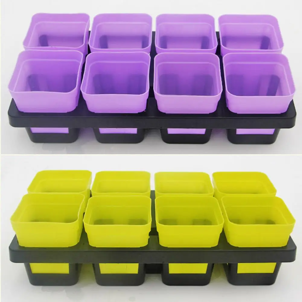 Plastic Succulent Plant Seed Tray Garden Nursery Supplies