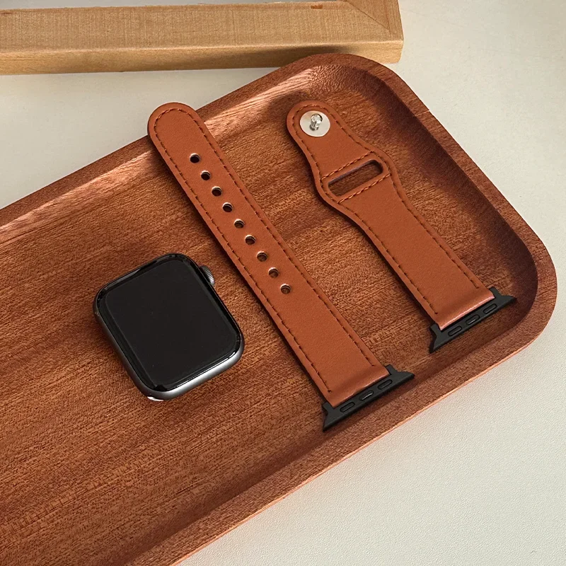 Premium Leather Strap for Smart Watches - Universal Fit Sport Bracelet