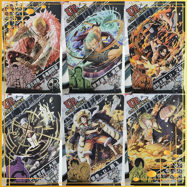 Acheter 2x2 900 pièces porte-cartes Anime Luffy ACE Zoro jeu classeur  porte-carte fermeture éclair Album livre capacité R SR TGR GP objets de  collection dossier enfants