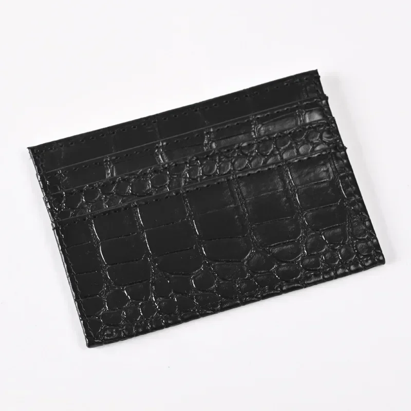 Slim Women Card Holder Wallet Pu Leather Thin Women's Business thumbnail 4
