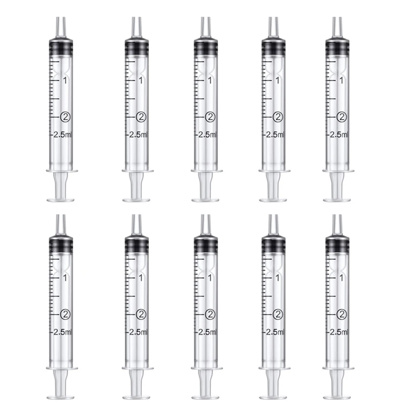 Disposable Plastic Syringe With Needle Mixed Size 1ml ,2ml(2.5ml) ,5ml,  10ml,industry Syringes , With Gift ! - Medical Science - AliExpress
