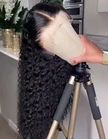 Perruque Lace Front 13x4 en Cheveux Humains, Densité 200, Bouclée Jerry, Pré-épilée avec Cheveux Naturels Brésiliens Vierges pour Femmes 1