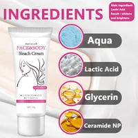 Crème éclaircissante pour parties intimes, corps, genoux, élimine les Pigments ternes, sérum éclaircissant, coudes, jointures, produit de soin éclaircissant pour la peau 3