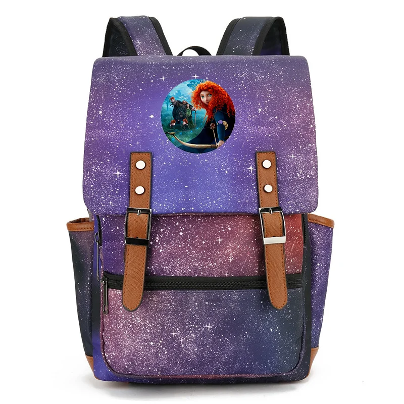 Fashion Disney Brave Zaino Borse Per Laptop Multifunzionali Uomo Donna Zaino Casual Da Viaggio Zaino College Unisex Mochila