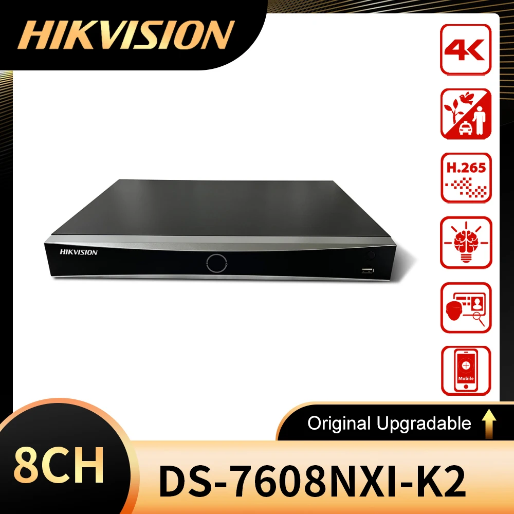 

Hikvision DS-7608NXI-K2 и DS-7616NXI-K2 8/16 каналов 4K H.265 + 2SATA AcuSense NVR без POE 32ch DS-7632NXI-K2