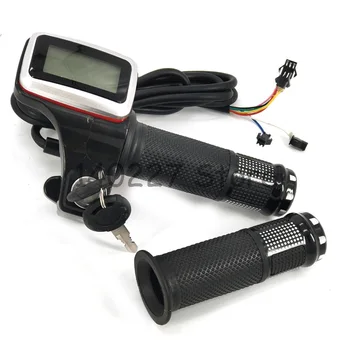 E-Bike Twist Throttle 60v Speed Display manubrio acceleratore universale Scooter elettrico e-Cycling acceleratore Grip