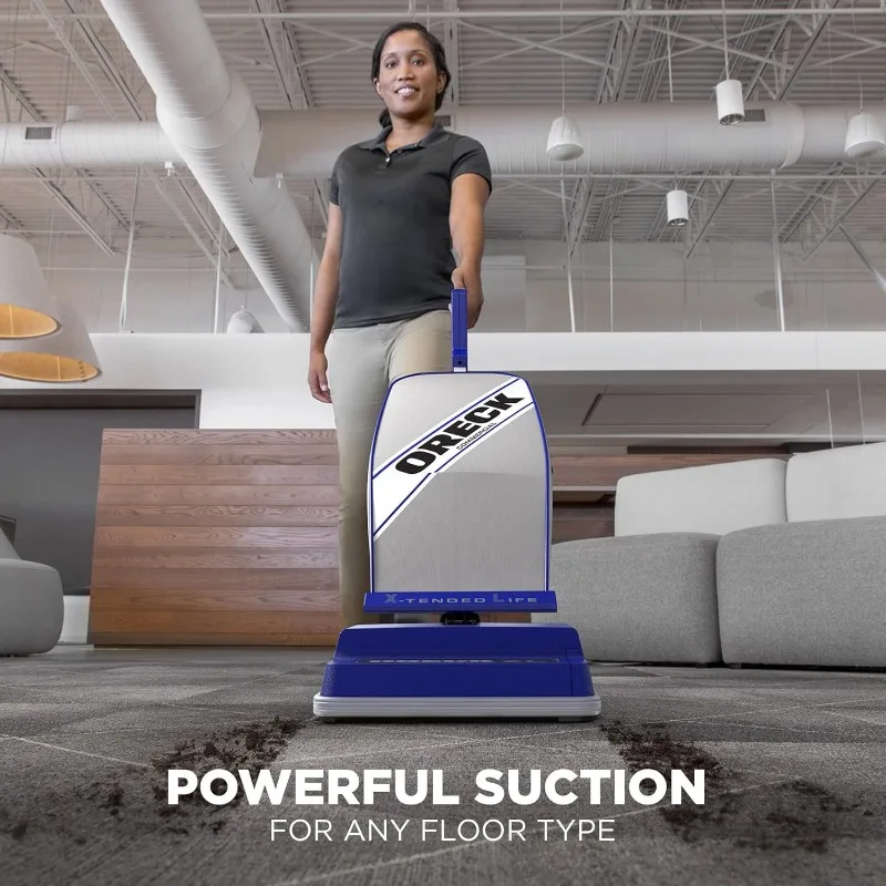 ORECK XL COMMERCIAL Upright Vacuum Cleaner, Bagged Professional Pro Grade, For Carpet and Hard Floor, XL2100RHS 4