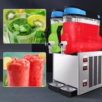Slush Machine Commercial  Stainless Steel 24L Double-Cylinder Smoothie Juice Snow Melting Maker 2