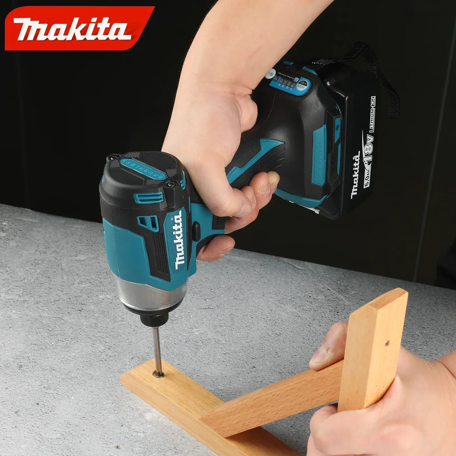 TW004G 630N.m Brushless Screwdriver Machine Cordless Electric Screwdriver Rechar