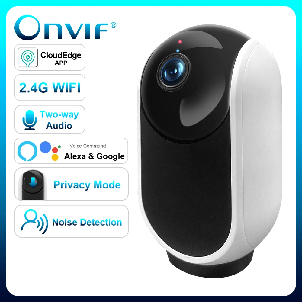 

CloudEdge APP 3MP PTZ WiFi Indoor Wireless Auto Track Private Mode Security Home CCTV Surveillance IP Alexa Google Camera