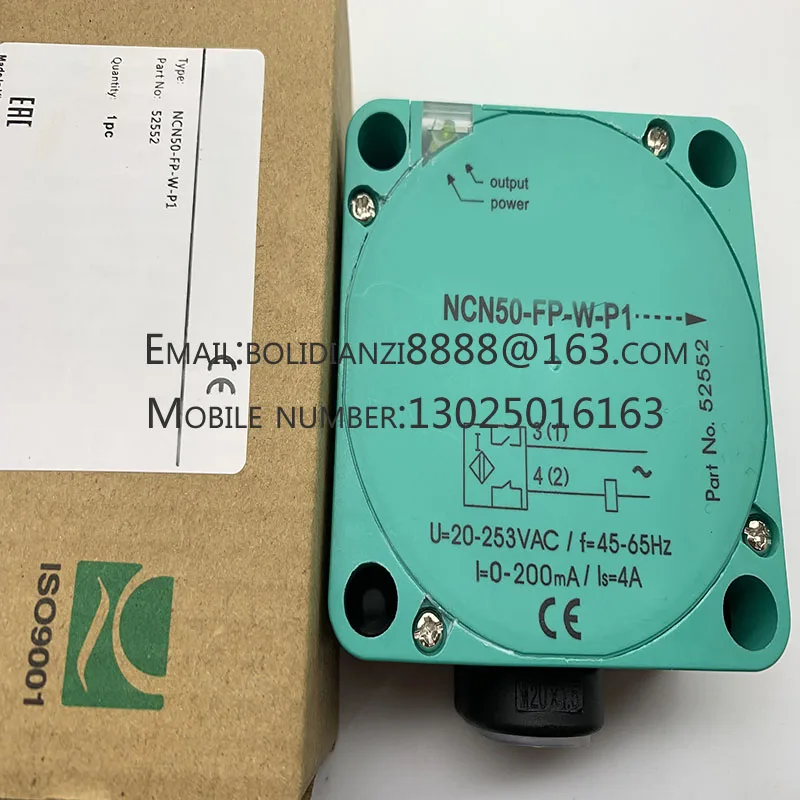 

Новый датчик приближения Φ NCN50 NJ40 50 60 NCB50-FP-A2-P1-V1 гарантия на один год