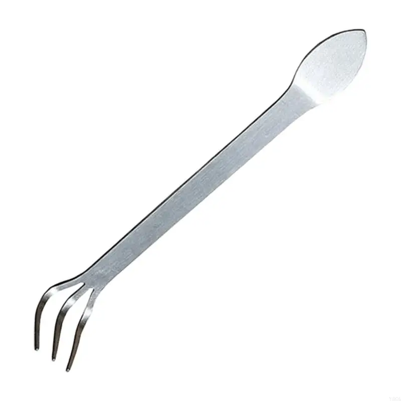 1/2Pcs Multipurpose Bonsai Rakes for Potting Soil Maintenance and Plant Grooming Stainless Steel Root Rakes Garden Tool