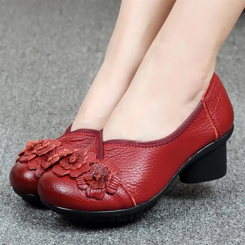 Women Sandals Xiuteng Women's Shoes Genuine Leather Shoes Autumn Fashion Non-Slip Soft Bottom Sandals Women Summer For Gift