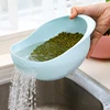 2-In-1 Rice Strainer Beans Washer Strainers And Colanders-Washing Bowl For Vegetables And Fruits Kitchen Supplies Accessories 5