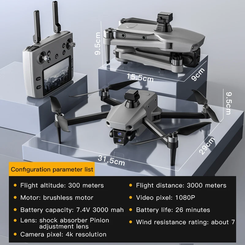 K11 SE 4K Dual-Camera Drone – 5G FPV Transmission | 360° Obstacle Avoidance | Foldable Brushless ESC | EIS Anti-Shake - 6