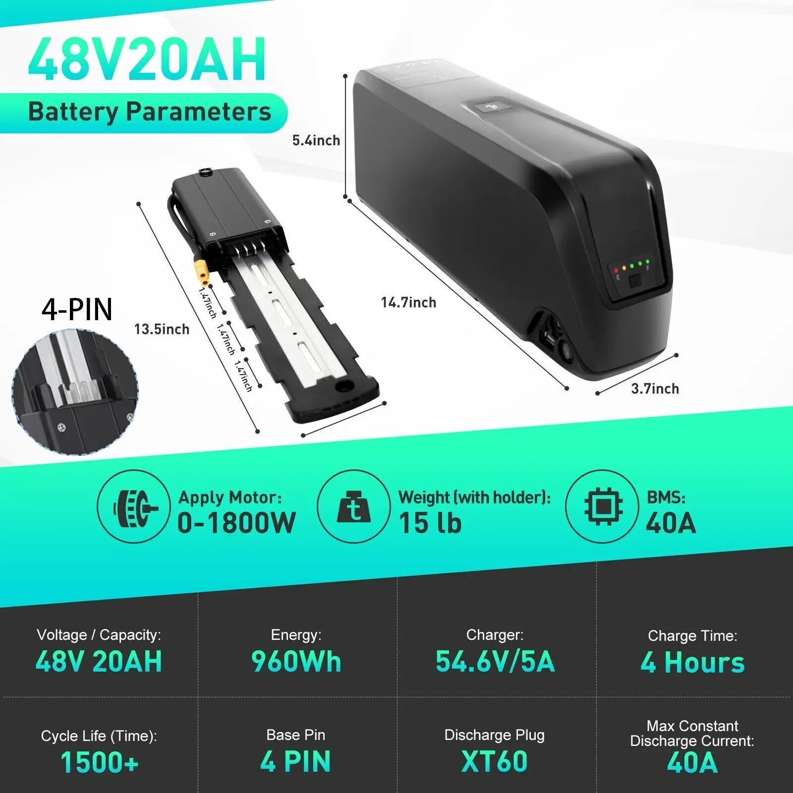 Aleaivy IP65 waterproof Hailong lithium battery pack with key lock and LED status gauge