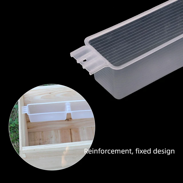 1,5 Kg -Os Műanyag Méh Adagoló, Méhészeti Szerszámok Méhek Vízfogyasztója, Méhkas Függő Apikultúra Méhész Felszerelés 5 Db - Image 3