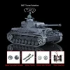 HENG LONG Outdoor Battle 1/16 Scale 7.0 Upgraded Panzer IV F2 RTR RC Tank 3859 W/ 360° Turret TH17399-SMT4 1