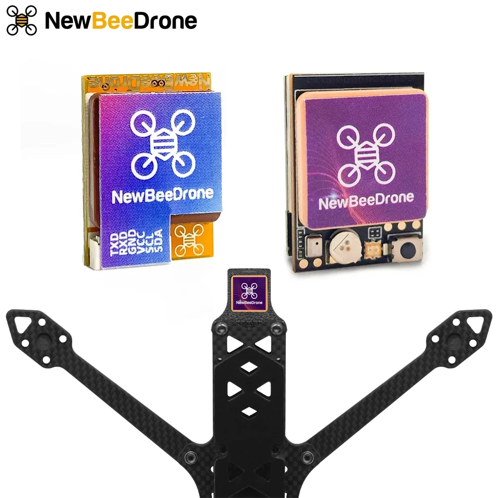 BeeID V1.1 M10Q GPS modul FPV drónokhoz - RemoteID, Betaflight, INAV