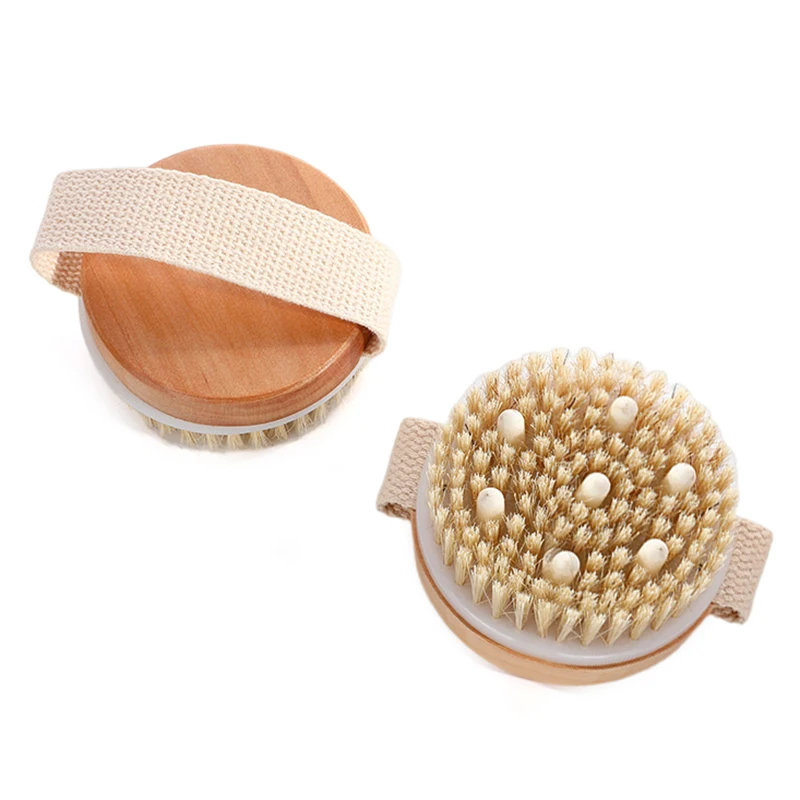 

Щетка для отшелушивания, щетка для ванны, принадлежности для ванной комнаты, щетки с круглой головкой, мягкая щетина с семью силиконовыми массажными насадками