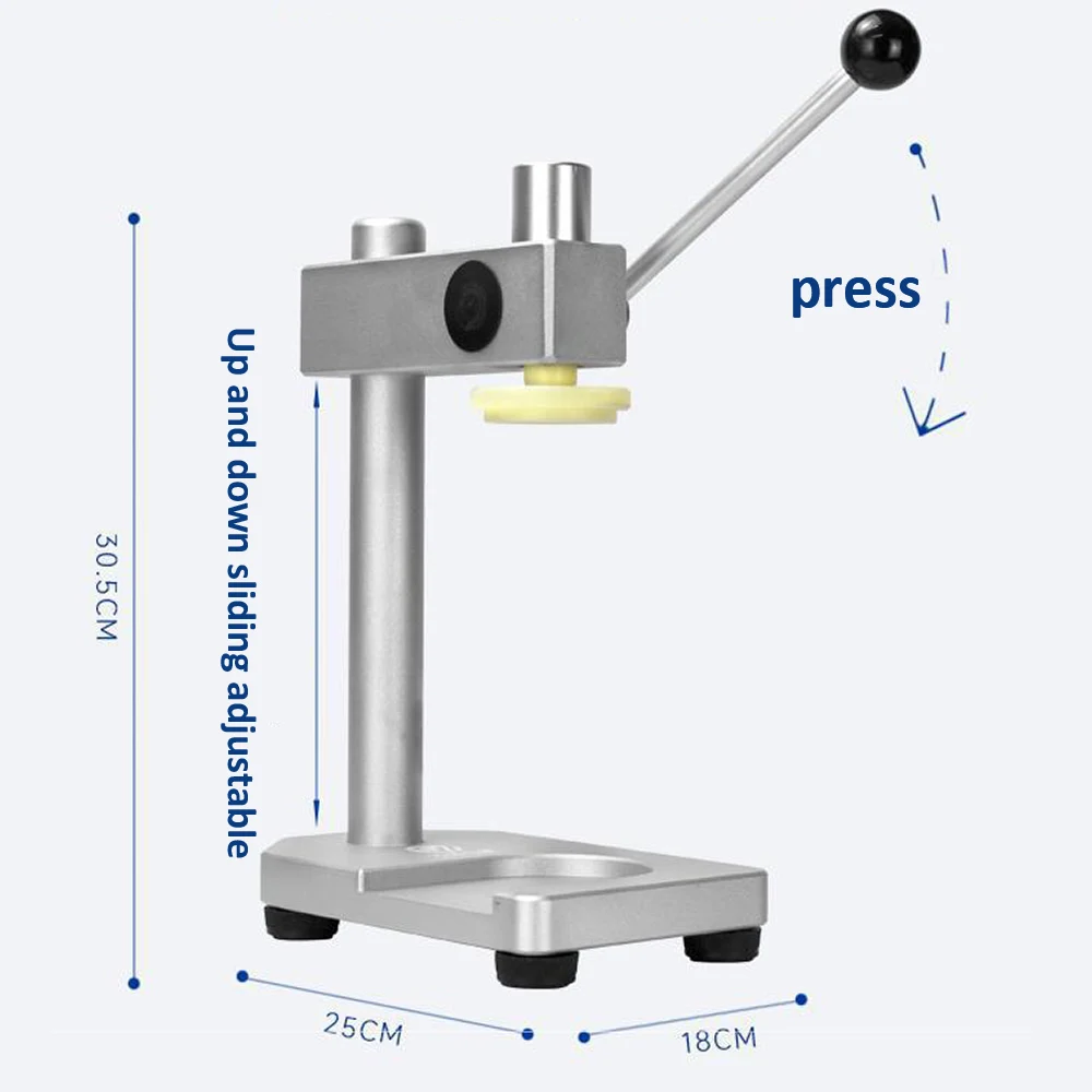 XEOLEO Manual Can Sealing Machine Tea Can Capping Machine 250ml/330ml/400ml/500ml 51mm PET Bottle for Bubble Tea Cans Making 4