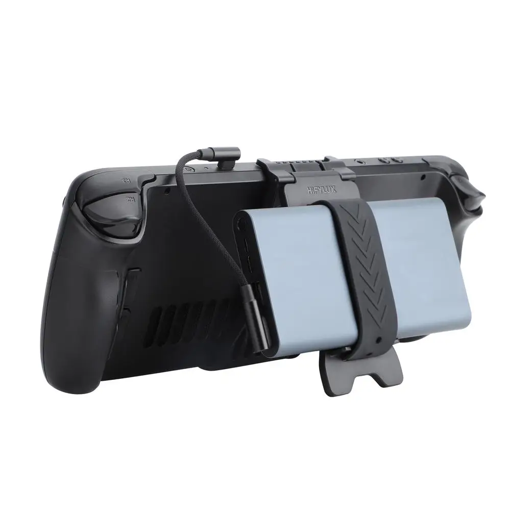For Steam Deck Host Adjustable Holder Mount Power Bank Desk Bracket Multi-function Stand Kickstand Game Console Accessories