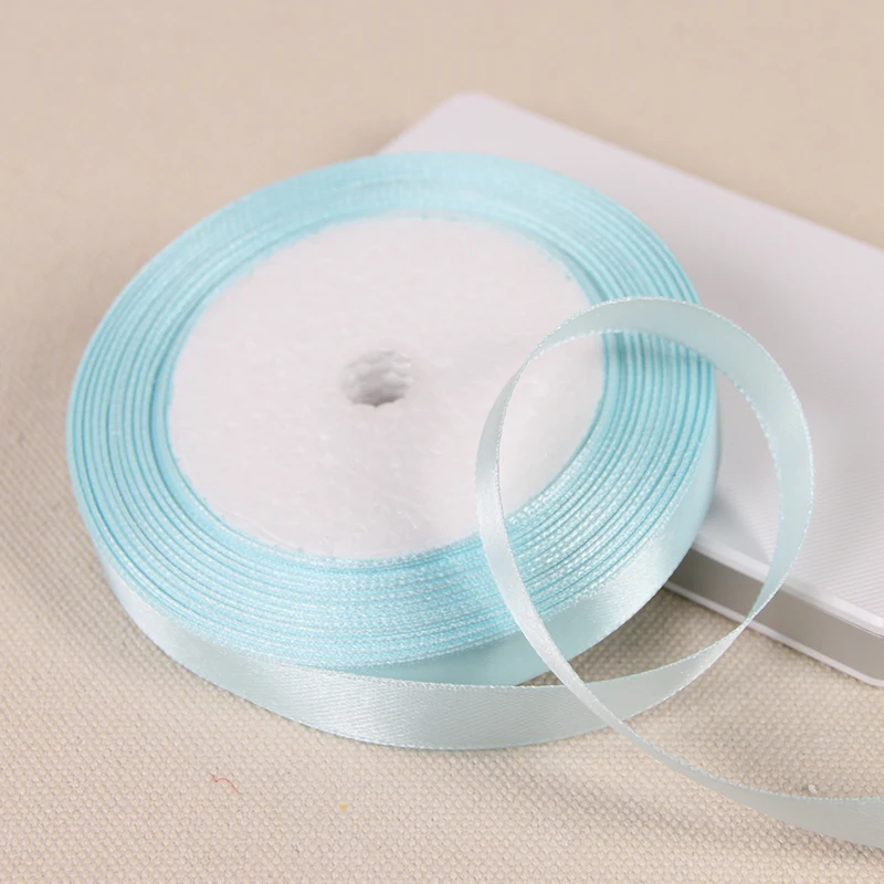 Silk Satin Ribbon 25 Yards/Roll 12mm Silk Satin Ribbon Christmas Wedding Birthday Party Gift Wrapping Decoration DIY Handmade Crafts Material