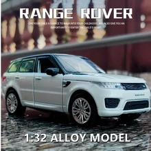 

1:32 Range Rover Sports SUV Alloy Car Model Diecast & Toy Vehicles Metal Car Model Simulation Sound and Light Childrens Toy Gift