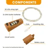 2M 20 LED Bottle Light Fairy Lights Cork Mood Lights Wine Bottle Night Light for Party, Garden, Christmas, Wedding Decoration 5