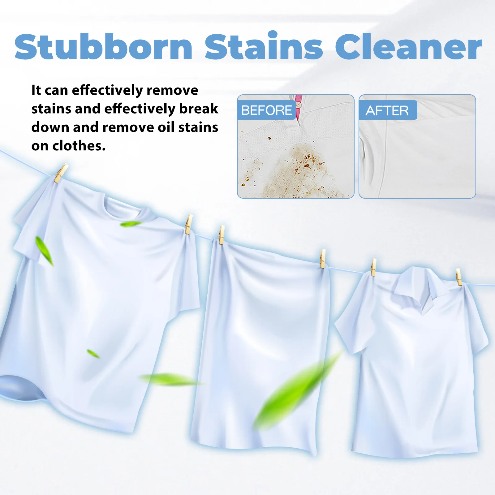 Cloth Stain Cleaner Laundry Dry Washing Coffee Stain Remover Jacket Yellow Spot Clothes Oil Cleaner Cloth Cleaning Agent