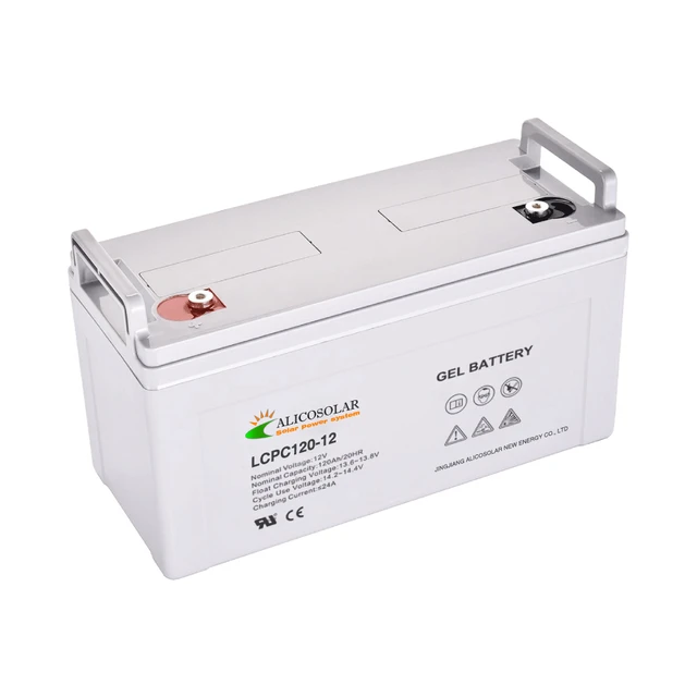 AGM – batterie solaire Rechargeable 12V 120AH, avec plomb-acide