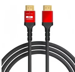8K Ultra High - Speed HDMI Cable with eARC and Dolby Vision, 48Gbps - 1m (Black)