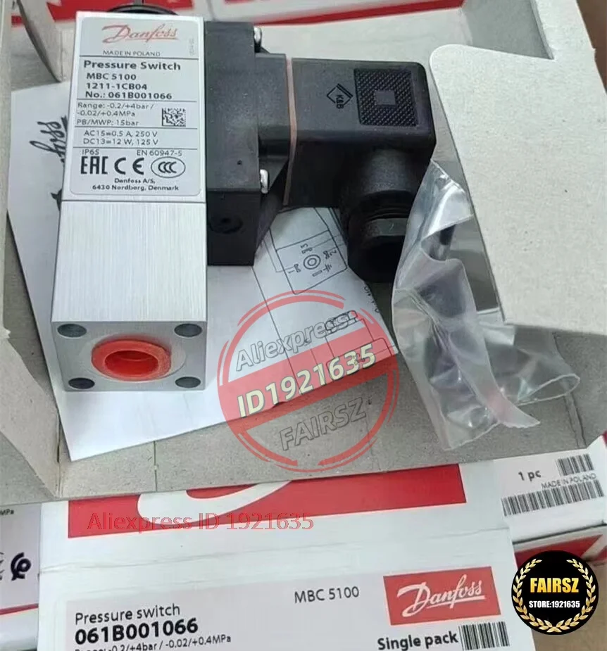 Original DAN.FOSS Pressure Control Switch MBC 5100 1211-1CB04 061B001066 MBC5100 FAIRSZ STORE