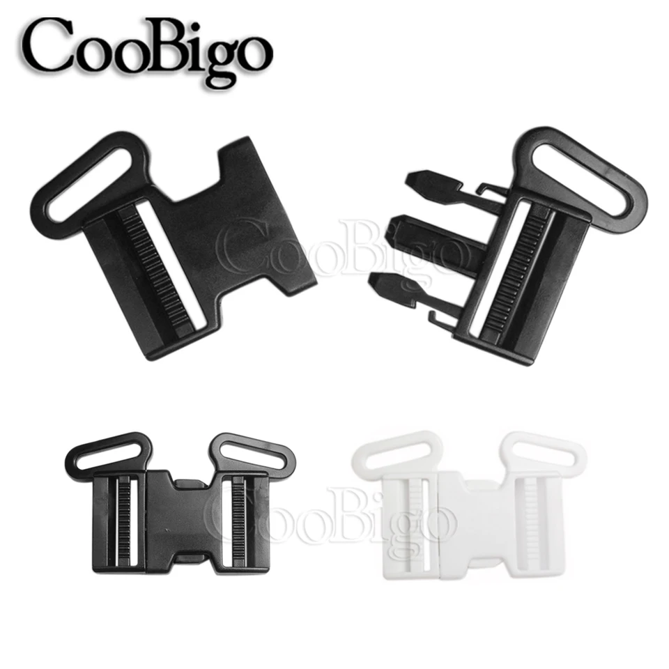 10 Fibbie A Sgancio Rapido In Plastica Per Cinghie - Multiuso Per Zaini, Fai Da Te, Collari E Attrezzatura Outdoor - Varie Dimensioni - 4