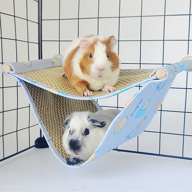 2 Pack Hamster Hanging Bed - Rat Hammock With Hooks For Small Animal Cages
